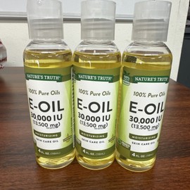 Natures Truth 3 Pack  NATURE'S TRUTH Vitamin E Oil 30,000IU Skin Care MOISTURIZING 4 oz Each