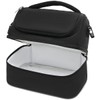 FlowFly Double Decker Cooler Insulated Lunch Bag Large Tote for