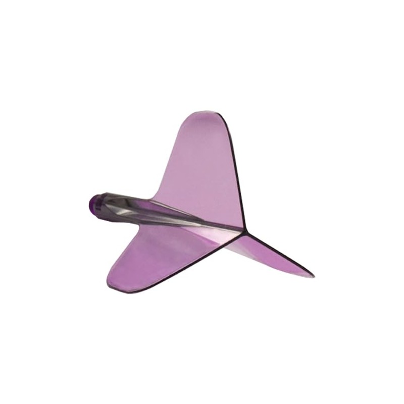Condor Axe 120 | Dart Flights and Colours. (Clear Purple,