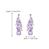 BriLove Wedding Bridal Bohemian Boho Dangle Earrings for Women Crystal