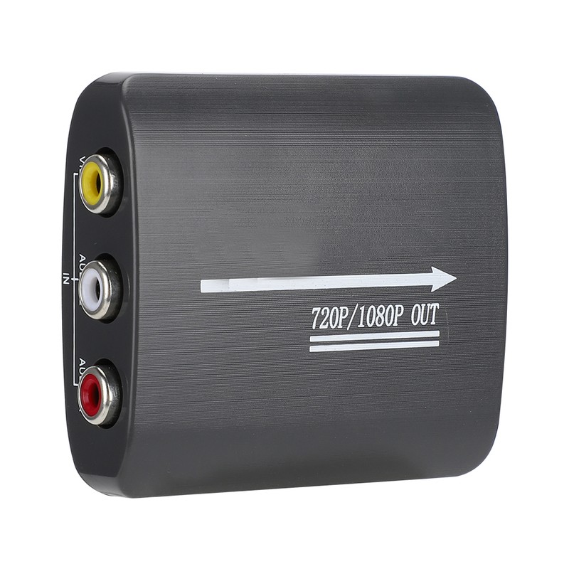 Mini AV CVBS RCA to HDMI Video Audio Converter Adapter