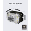 Claymore HEADY2 Tan Rechargeable Wearable Light – 350 Lumens Headlamp