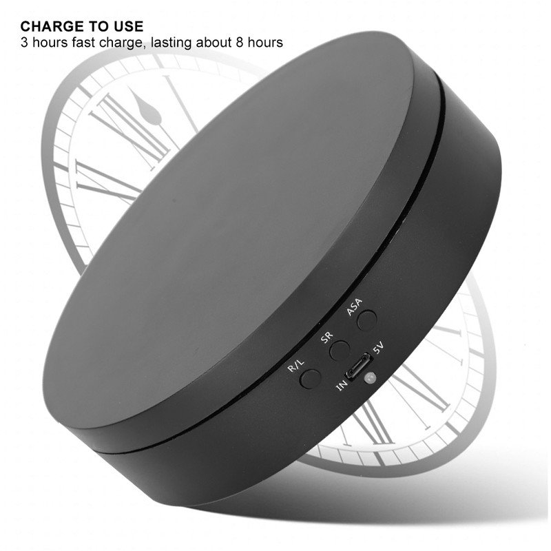 2‑4KG Load Bearing 3 Gears Two Way Rotating Turntable Display
