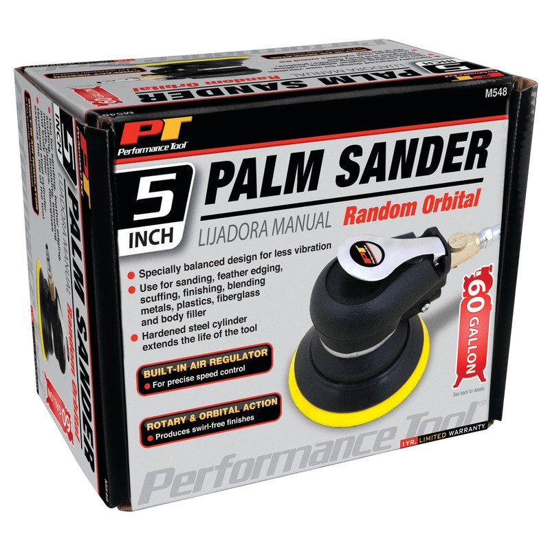 Performance Tool M548 5-Inch Random Orbital Sander