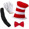 GrassVillage Child Cat in the Hat 4 PIECE Set Fancy