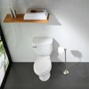 simpletome Toilet Paper Holder Free Standing, Stable Weighted Base, Modern