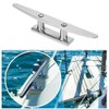 316 Stainless Steel Base Cleat,Tracker Boat Cleat,Marine Rope Base (8in)