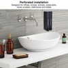 Manual Soap Pump Refillable Wall Mount Press Shampoo Soap Dispenser