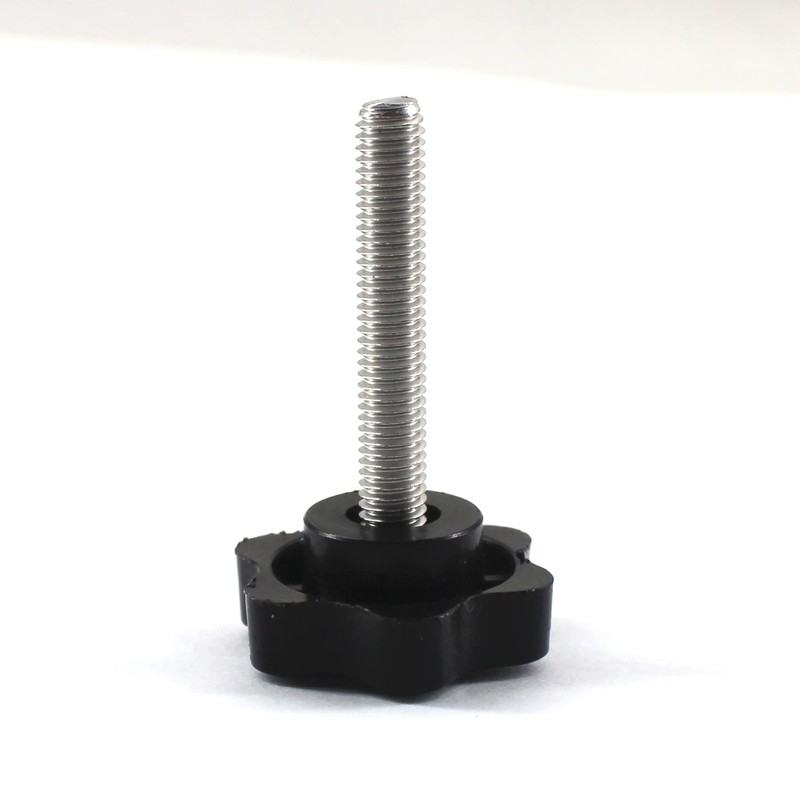 6pcs M10 x 25mm Stainless Steel Thread Replacement Star Hand