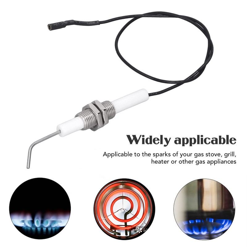 5 Pieces Long Gas Grill Cooker Electrode Spark Plug Electronic