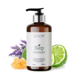 Lily & Loaf Sleep Massage Oil – Natural Aromatherapy Body Oil for Deep Sleep & Relaxation – With Organic Plant Oils & Essential Oils – Calming & Hydrating, 100ml