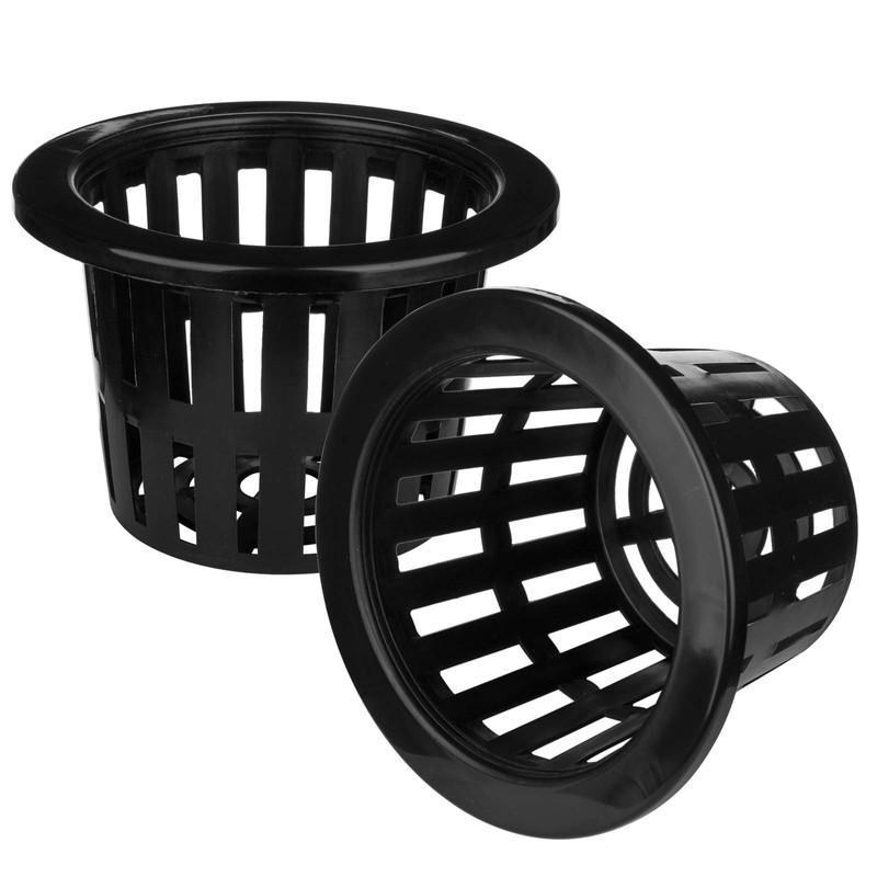 Jucoan 40 Pack 4 Inch Net Pots, Garden Slotted Mesh