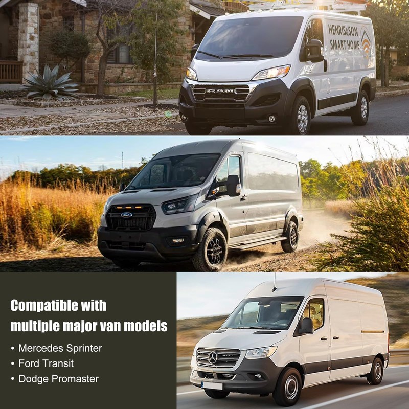 RYANSTAR RACING Van Sliding Door Stopper Door Stop Kit Compatible