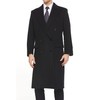 Adam Baker Men's A54805 Full Length Double Breasted Luxury Wool/Cashmere