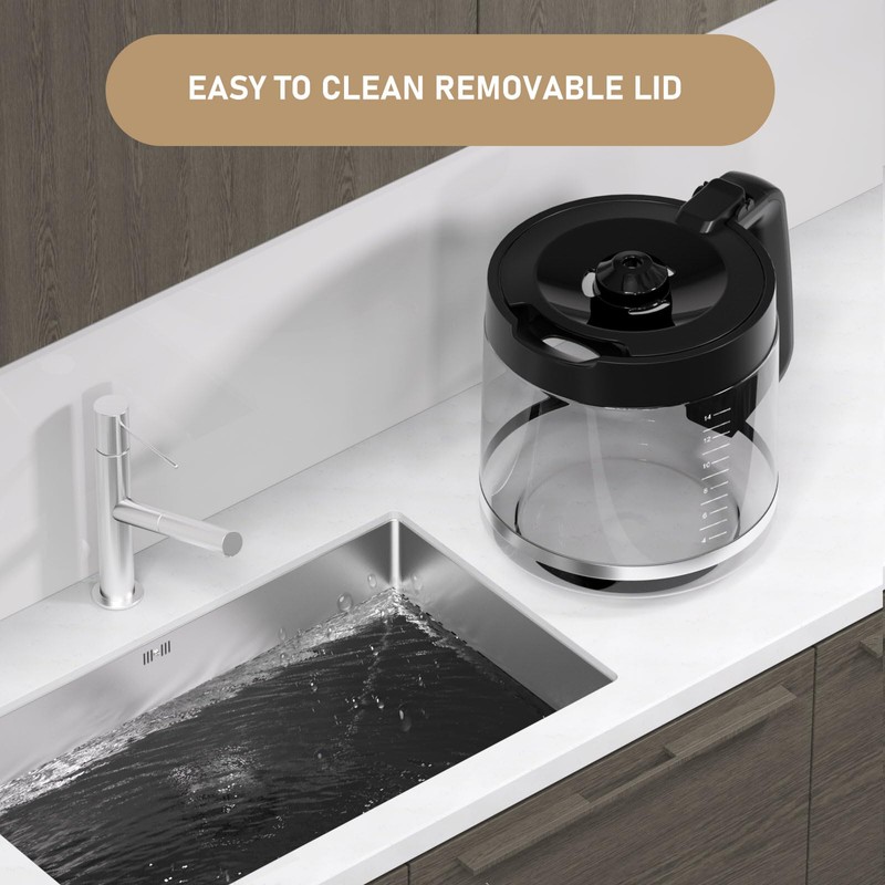 14-Cup DCM201 Coffee Maker Carafe Coffee Pot Replacement Compatible with