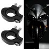 EMSea 2Pcs Motorcycle Spotlight Mount Bracket Bicycle Bottle Cage Adapter