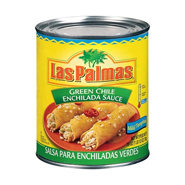 Las Palmas Enchilada Sauce, Mild Green Chile, 28 Ounce (Pack