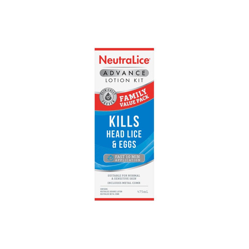 Neutralice Advance Lotion Family Value Pack 475ml