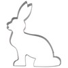Staedter Sitting Rabbit Cookie Cutter, 9.5 cm, Stainless Steel, Silver