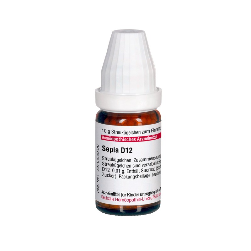 DHU Sepia D12 Streukügelchen, 10 g Globules