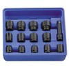 Genius Tools 14 Piece 3/8" Dr. Metric Impact Socket Set