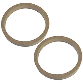 AERZETIX - C52043 - Set of 2 Adapters/Brackets/Universal Speaker Rings Ø165mm - Ø166xØ144x22mm - Spacer/Ring Made of MDF for Speakers/Car/Vehicle/Sound Systems