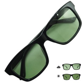 OTC.web 28048HC Polarized Dimming Sunglasses, Men's, Wellington, Stylish, Cool, UV Protection, Darkening Color, Black Cell, C-S Black/GN Dimmable