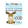 Moose Arctic Animal Christian Bible Verses Quotes Nursery Kids Room