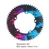 BOLANY Bicycle Chainring 56T BCD130 Chain Ring Positive Negative Tooth