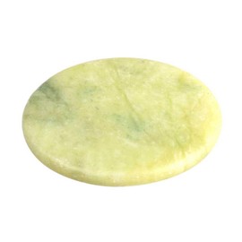 Baluue Lash Extension Glue Pad Natural Jade Round Pallet Sturdy Prevents Glue Drying Efficient for Lash Extensions