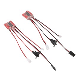 2pcs 30A Micro Brushed ESC Winch Control Bidirectional ESC Speed Controller Accessories with Brake for Axial SCX24 1/24