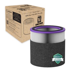 GermGuardian Filter V Pet Pure HEPA Genuine Air Purifier Replacement Filter, Removes 99.97% of Pollutants for AirSafe Series and AC151, Black/Purple, FLT151PT