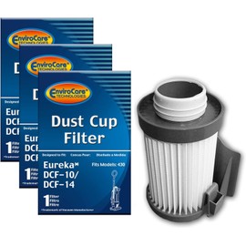 For Eureka EnviroCare Vacuum Cleaner Filters fit Eureka Upright Vacuums 3 Filters