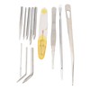 12Pcs Stainless Steel Paracord Stitching Set Paracord Needle with Storage