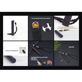 LINKSOUL USB Charging Lighter, Blowing Open fire Induction, Retro Dragon Pattern Windproof fire Folding Lighter, repeatable Charging, Environmental Protection Gift Selection.