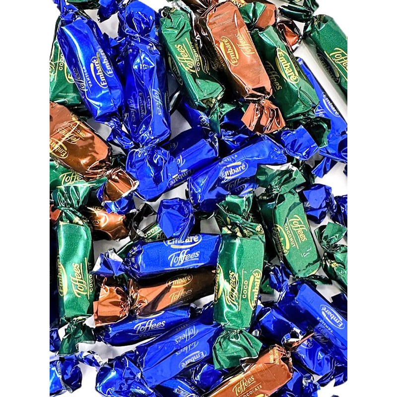 SweetGourmet Soft Toffees Assorted Candy Mix, Chocolate, Vanilla and Coconut