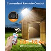 1500LM Clip On Solar Lights Outdoor, Motion Sensor Outdoor Lights