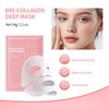 MIESCHER 3Pcs Bio-Collagen Deep Mask, Hydrating Overnight Sleeping Mask Transparent