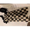 MacKenzie Childs New w. Tags COURTLY CHECK ROSE GOLD LENO