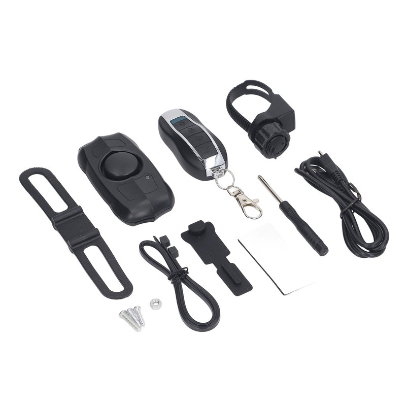 Electric Vehicle Alarm USB Charging Bike Wireless Remote Control Vibration