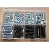 90 pieces UNF fully threaded bolt assortment kit box bright