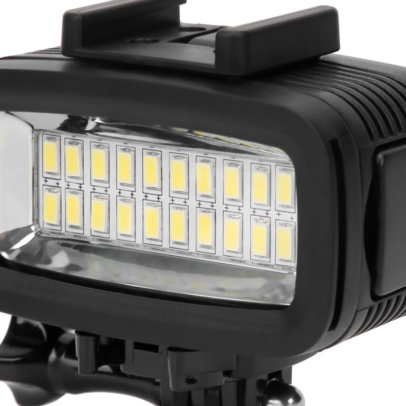 40m Underwater Photography Fill Light Waterproof Diving Camera LED Video