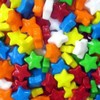 Assorted Rainbow Hard Candy Stars 2 Pounds - Star Shaped