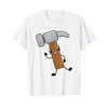 Craftsman Cartoon Character Tools Hammer Crafting T-Shirt