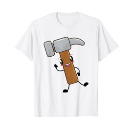 Craftsman Cartoon Character Tools Hammer Crafting T-Shirt