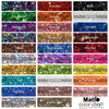 Matio Holographic Chunky Glitter,7.8oz/220g Deep Purple Craft Glitter for Resin