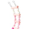 Bird Ladder Bridge Hanging Wooden Parrot Swing Bridge for Bird