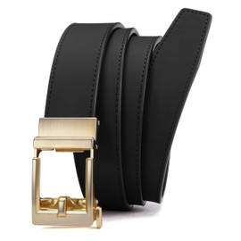 CHAOREN Leather Ratchet Belt Men - Mens Belts Casual Accessories for Every Occasion (35mm)