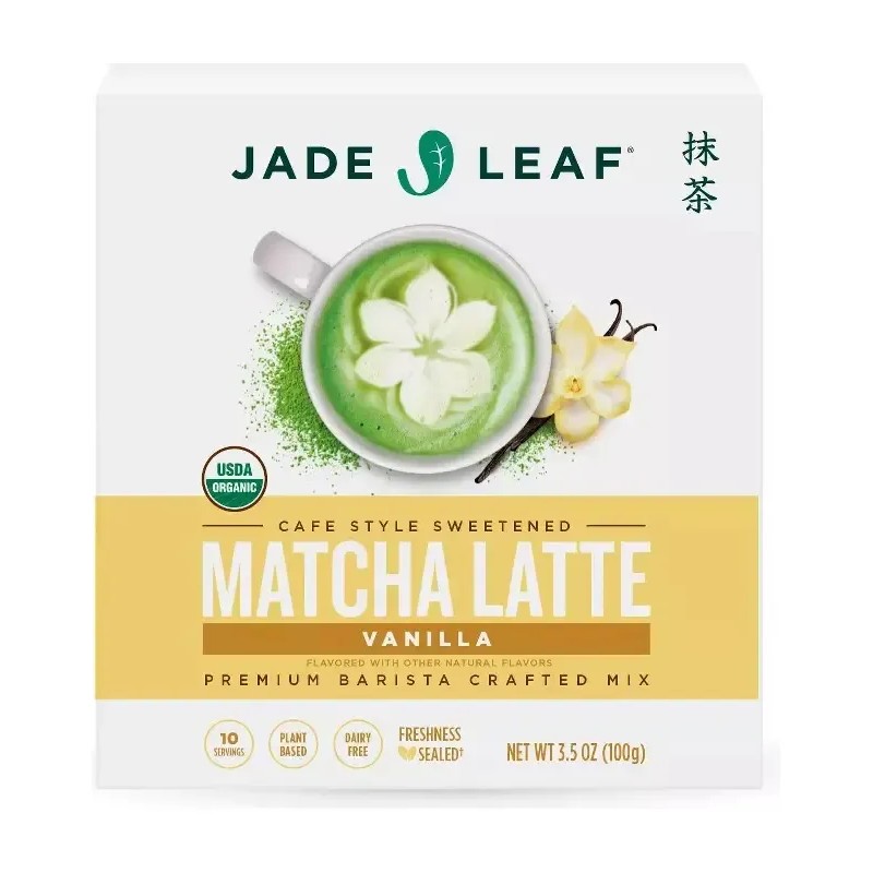 Té Verde Matcha Latte Vanilla Orgánico en Polvo, por Jade