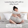 Grey Pillow Cases 2 Pack | Standard Pillow Cases 50x75